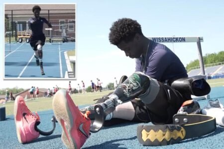Teen with no arms or legs chases dream of running in the Paralympics as one of few quadruple amputee competitors