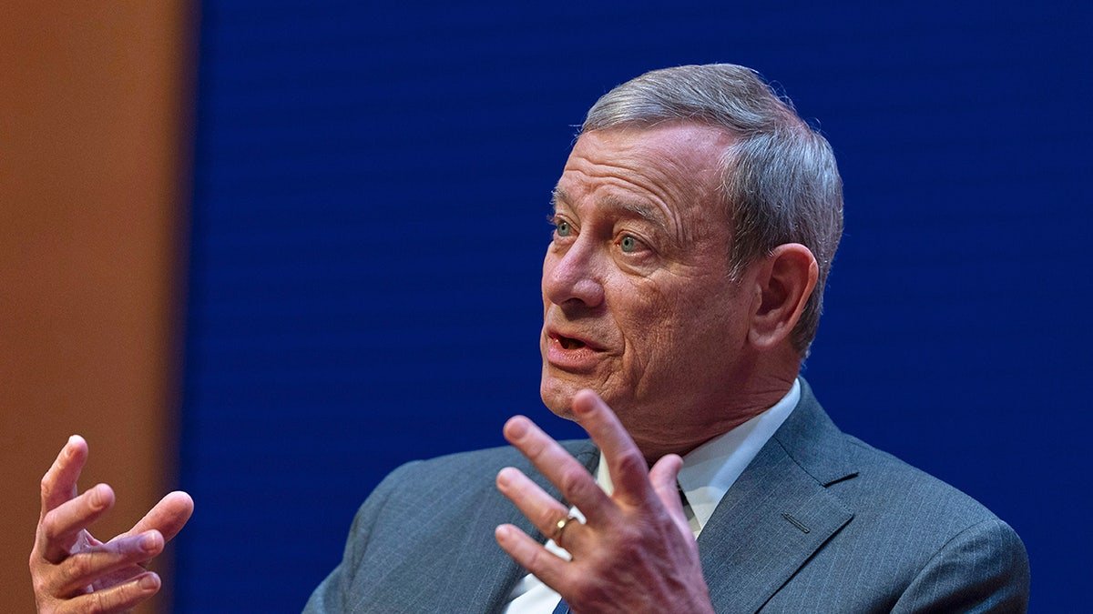 Chief Justice John Roberts speaking