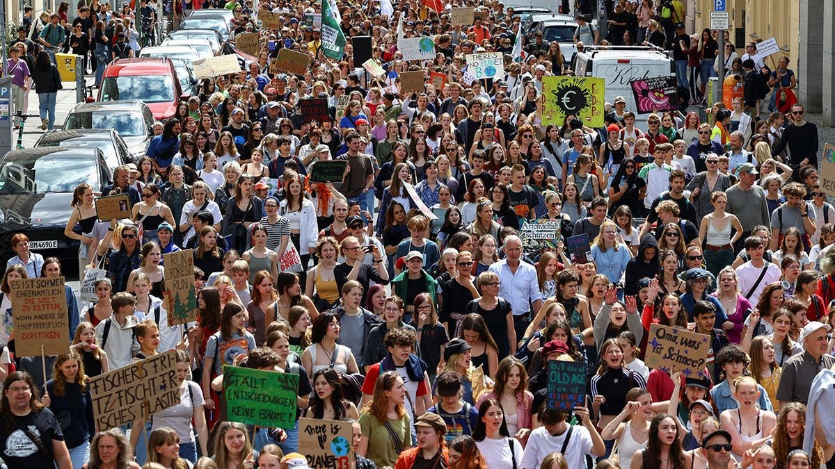 Protest for social and climate-friendly Europe, in Berlin