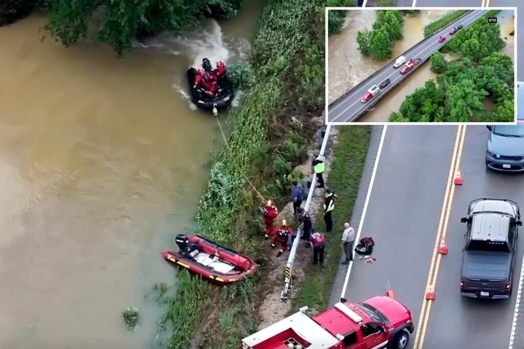 Stranded campers among hundreds rescued from historic Missouri flooding after ‘1-in-1,000-year event’ dumps a foot of rain Stranded campers among hundreds rescued from historic Missouri flooding after ‘1-in-1,000-year event’ dumps a foot of rain