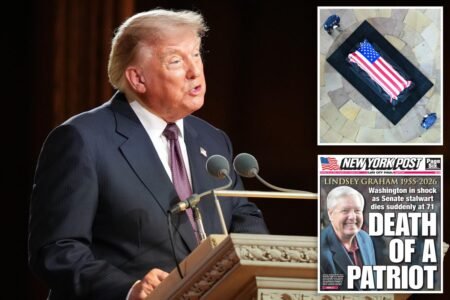 Trump gives out Lindsey Graham’s personal phone ‘number of 20 years’ at his funeral — reprising famous political spat