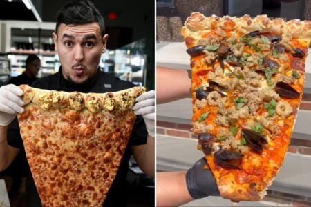 Exclusive | NJ pizza chef goes viral for  3-foot seafood fra diavolo slice