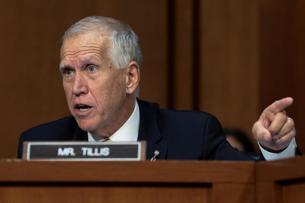 Thom Tillis reveals the condition Todd Blanche must meet to earn his vote for AG Thom Tillis reveals the condition Todd Blanche must meet to earn his vote for AG
