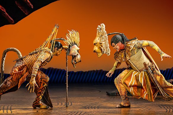 The Lion King won six Tony Awards in 1998 and is acclaimed for its creative use of masks.