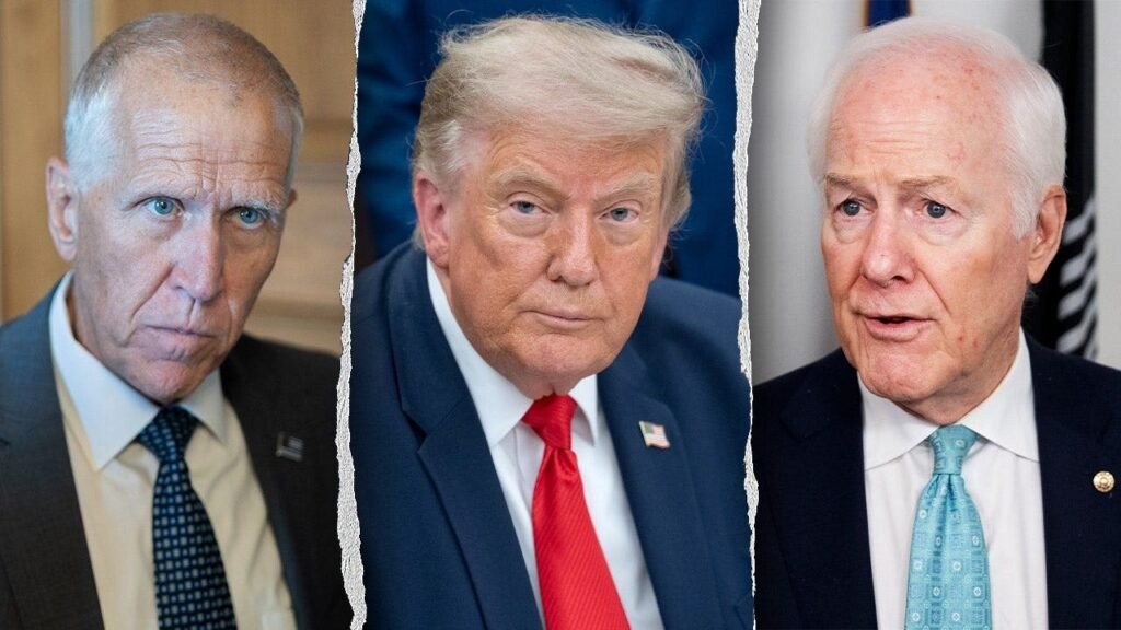 Critics rage at rogue red-state senators for blocking Todd Blanche after backing Biden’s pick Critics rage at rogue red-state senators for blocking Todd Blanche after backing Biden’s pick