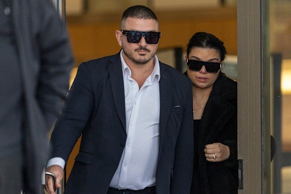 David Scholes at Melbourne Magistrates’ Court on Monday.