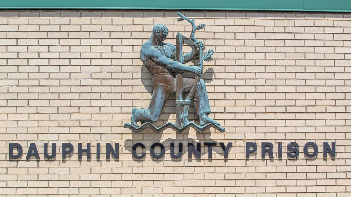 Dauphin County Prison sign