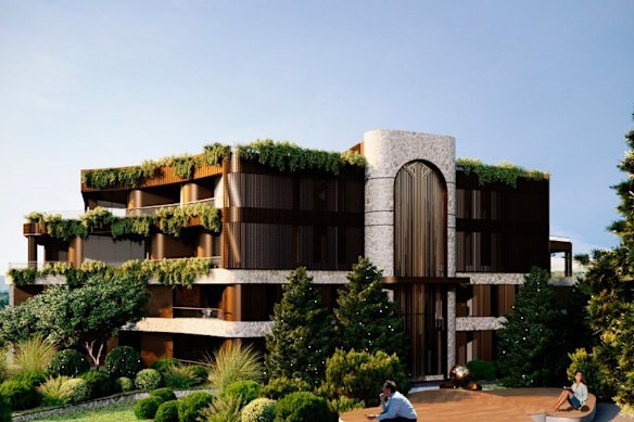 An artist’s impression of the proposed Katoomba development.