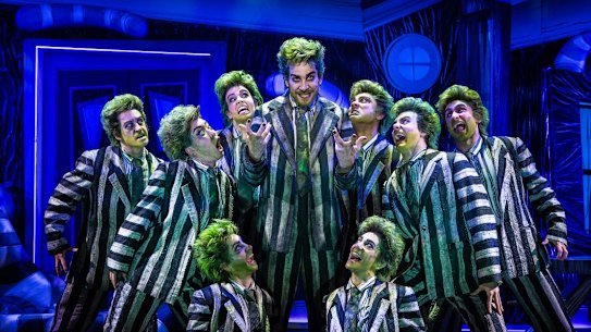 Andy Karl takes over the role of Beetlejuice from Perfect for the production’s Australian tour.