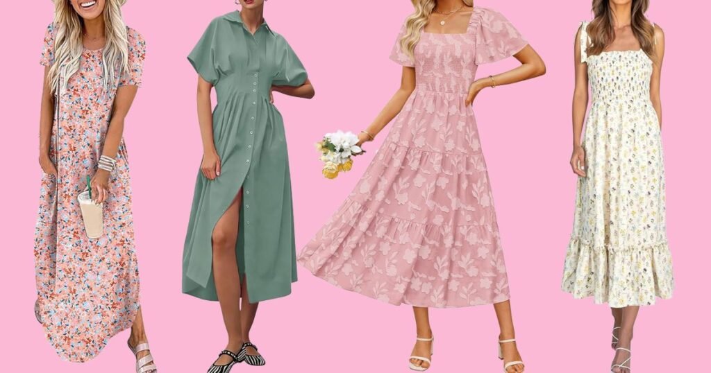 4 Pretty Dress Trends That Fashion People Can’t Stop Wearing During the Summer Months
