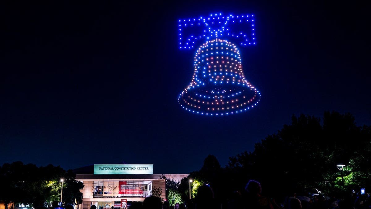 Drones in the shape of the Liberty Bell