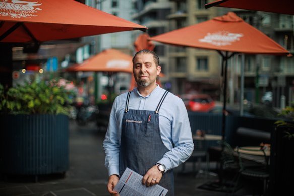 Chapel Street restaurant owner Mais Mazloum of MiddleSouthEast is optimistic about trading on the street in a few years.