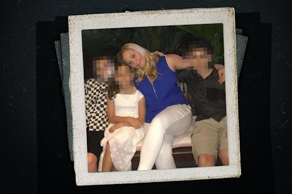 Virginia and her three children.