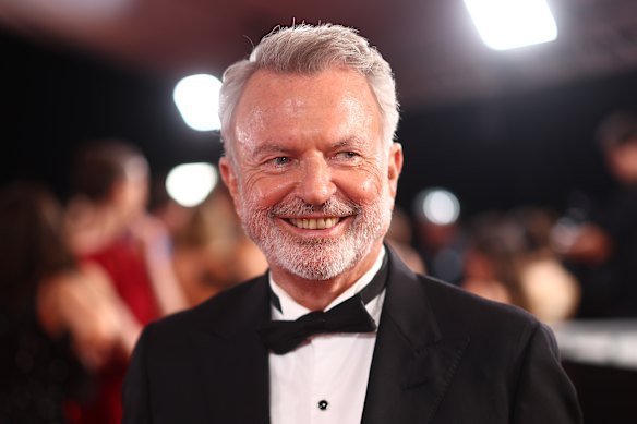 Sam Neill at the AACTA Awards last year.