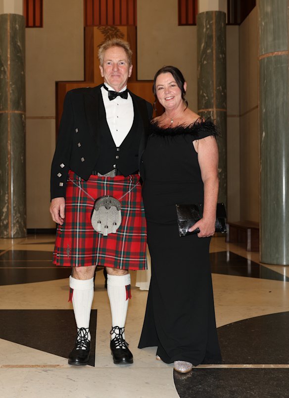 Jamie King and Minister for Resources Madeleine King.