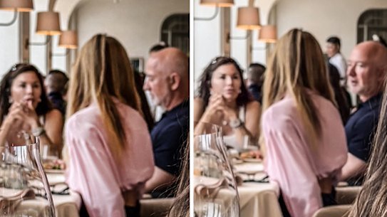 Patrons at Mimi’s were surprised to see a man they identified as Jeff Bezos and his wife Lauren Sanchez Bezos on Friday.