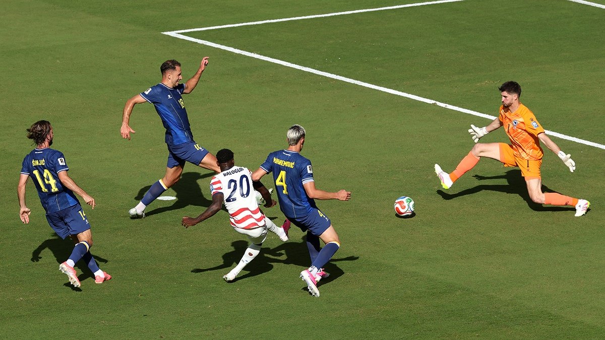 Falorin Balogun scores goal