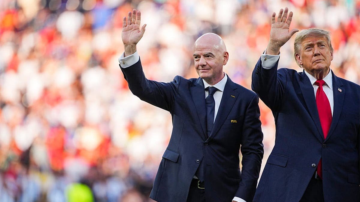 FIFA President Gianni Infantino and U.S. President Donald Trump