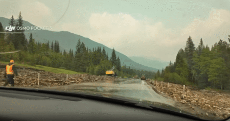 Cleanup work underway in Kananaskis following heavy rainfall, flooding Cleanup work underway in Kananaskis following heavy rainfall, flooding