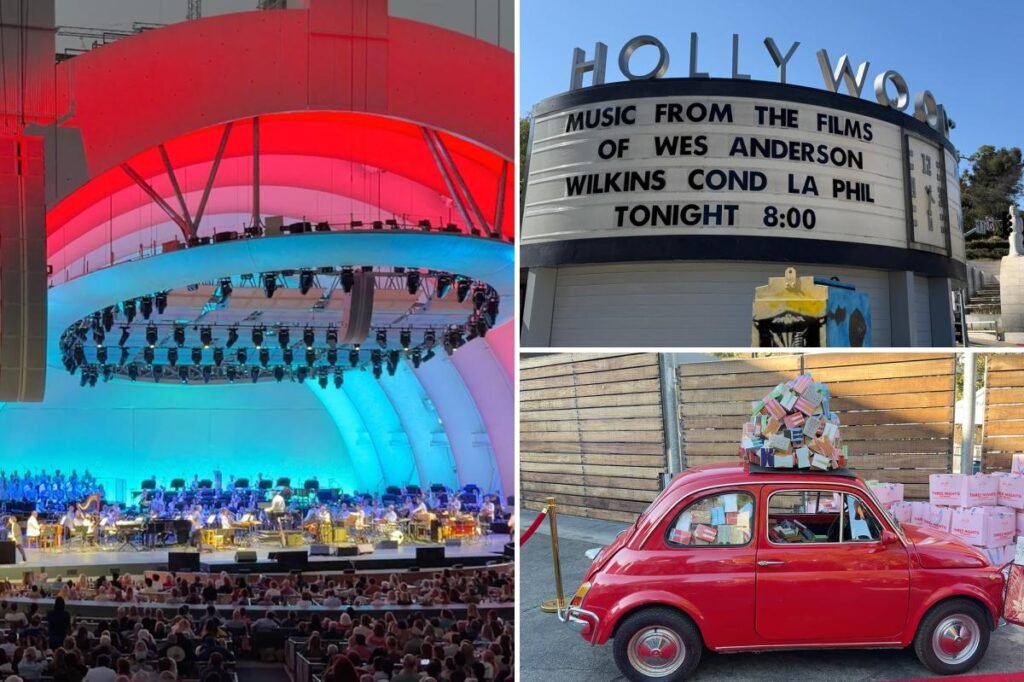 Inside the Hollywood Bowl’s whimsical Wes Anderson takeover Inside the Hollywood Bowl’s whimsical Wes Anderson takeover