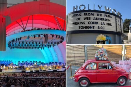 Inside the Hollywood Bowl’s whimsical Wes Anderson takeover