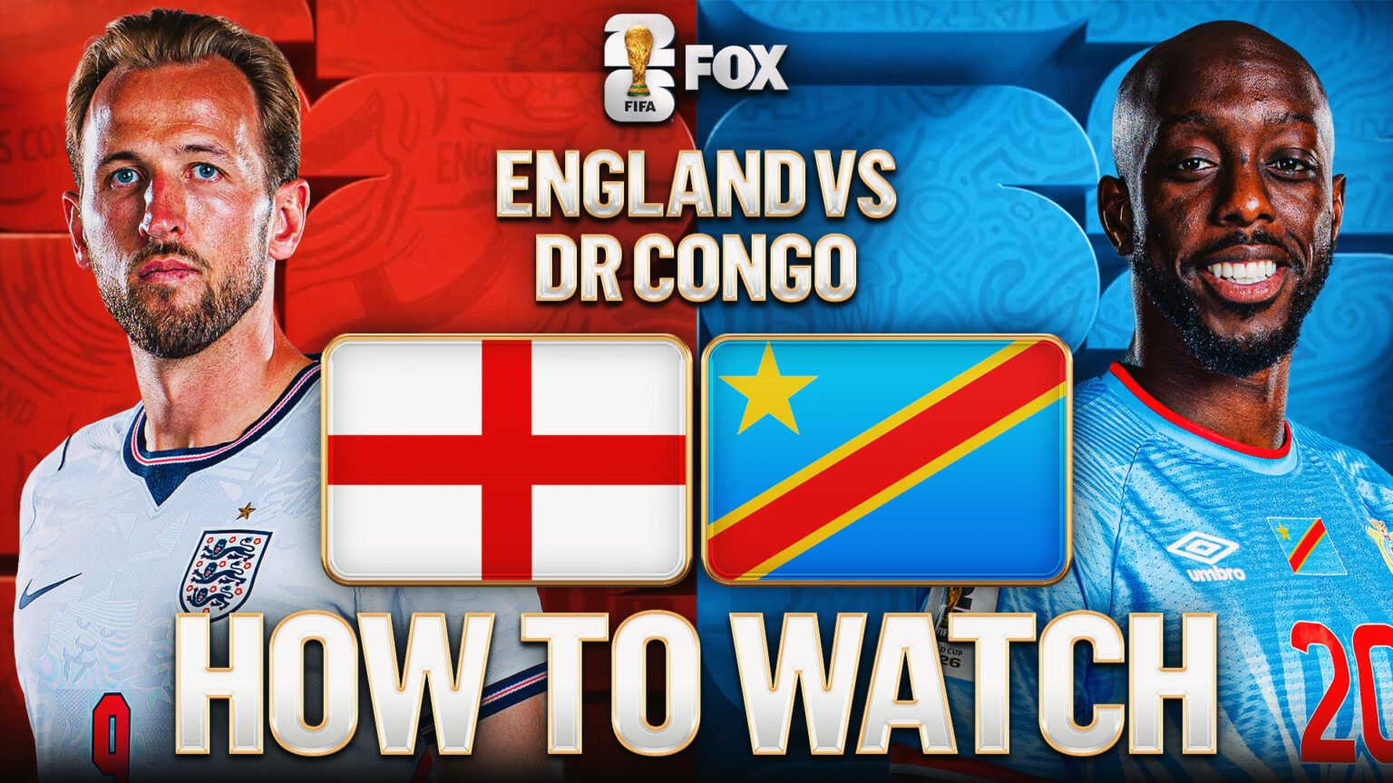 How to Watch England vs. DR Congo: TV Channel, Live Stream, Time How to Watch England vs. DR Congo: TV Channel, Live Stream, Time