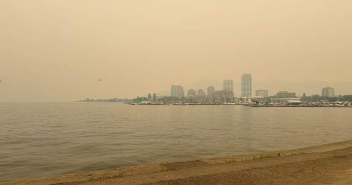 Wildfire smoke blankets Kelowna, prompting health warnings and disrupting summer plans Wildfire smoke blankets Kelowna, prompting health warnings and disrupting summer plans