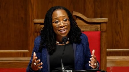 Brown Jackson’s latest spotlight moment fuels accusations she’s forgetting her day job: ‘Not celebrities’ Brown Jackson’s latest spotlight moment fuels accusations she’s forgetting her day job: ‘Not celebrities’