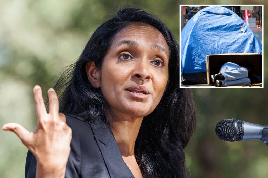 Nithya Raman touts district homeless drop, ducks blame for LA surge Nithya Raman touts district homeless drop, ducks blame for LA surge