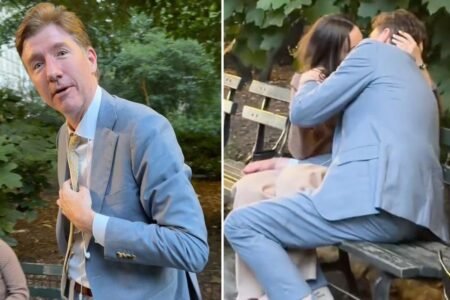 Law partner caught canoodling younger associate in Central Park could lose millions as lucrative offer reneged Law partner caught canoodling younger associate in Central Park could lose millions as lucrative offer reneged