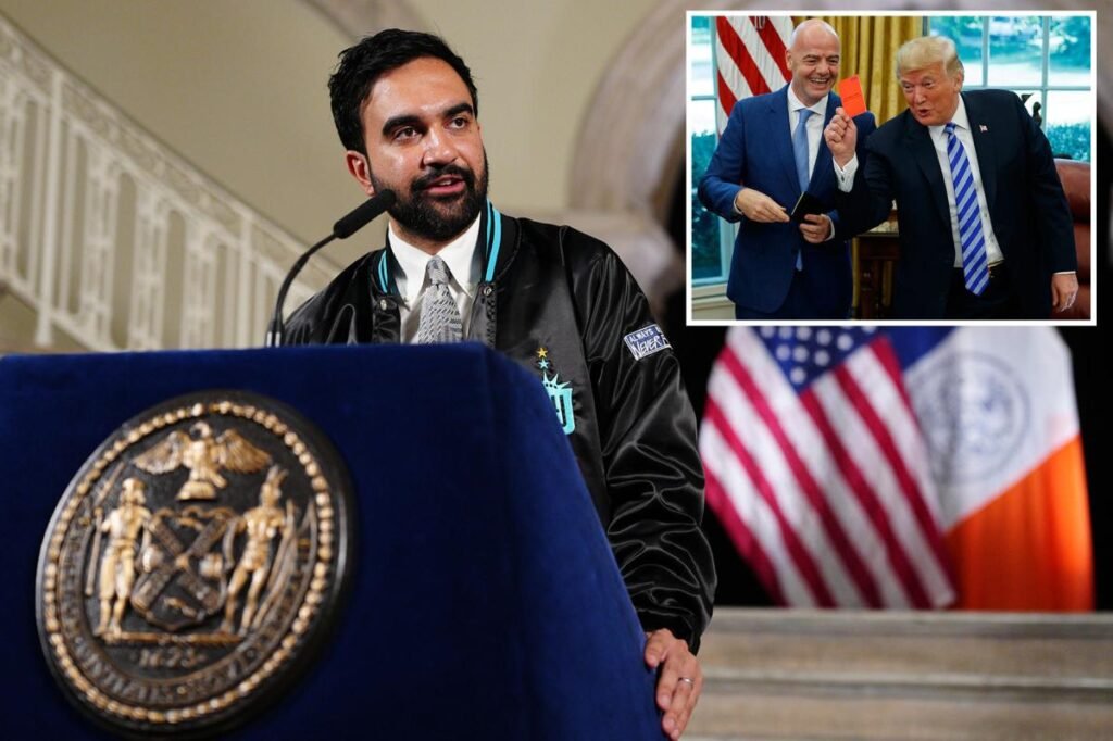 Mayor Zohran Mamdani refuses to discuss Trump’s role in reversing World Cup red card, reporter asks if he’s ‘scared’