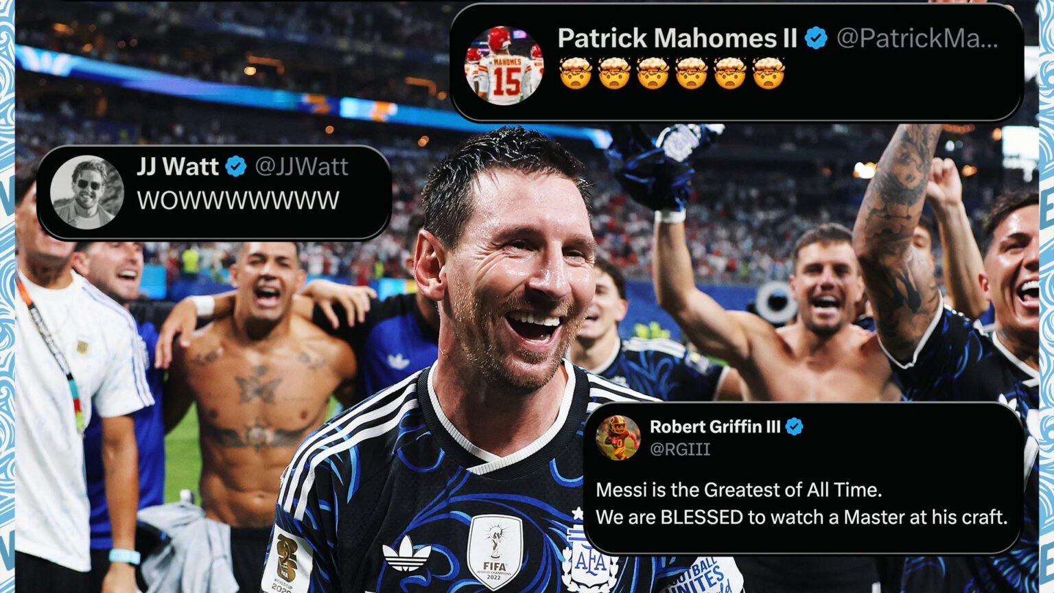 Sports World Reacts To Argentina’s Comeback Win vs. England In World Cup Semis Sports World Reacts To Argentina’s Comeback Win vs. England In World Cup Semis