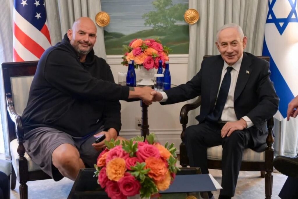 Fetterman says he’s ‘proud’ to be ‘conscience of the Democratic Party’ on Israel during Netanyahu meeting Fetterman says he’s ‘proud’ to be ‘conscience of the Democratic Party’ on Israel during Netanyahu meeting