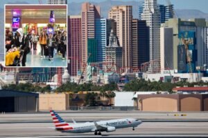Las Vegas airport in chaos as extreme heat forces pilots to leave passengers behind