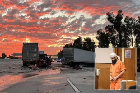Illegal migrant truck driver, 21, gets ludicrously short sentence after killing 3 in horror SoCal wreck