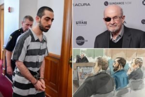 Salman Rushdie’s attacker Hadi Matar convicted on federal terrorism charges for horrific lecture stabbing Salman Rushdie’s attacker Hadi Matar convicted on federal terrorism charges for horrific lecture stabbing