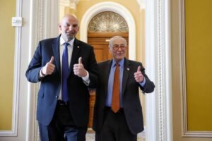 Chuck Schumer all but begs ‘very good member’ John Fetterman to remain a Democrat Chuck Schumer all but begs ‘very good member’ John Fetterman to remain a Democrat
