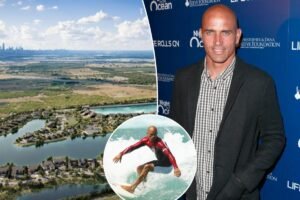 Kelly Slater’s luxury Texas surf park hit with M wipeout as construction stalls Kelly Slater’s luxury Texas surf park hit with M wipeout as construction stalls