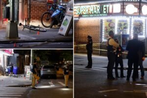 12-year-old son of cop gunned down outside NYC bodega, 2 men wounded in shooting
