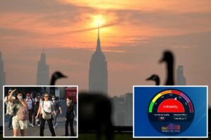 NYC wakes up to ‘unhealthy’ air quality from Canada wildfire smoke — but hope in sight for MetLife’s World Cup final NYC wakes up to ‘unhealthy’ air quality from Canada wildfire smoke — but hope in sight for MetLife’s World Cup final