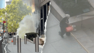 Army veteran faces arson charge after fire attack outside NYC federal building Army veteran faces arson charge after fire attack outside NYC federal building