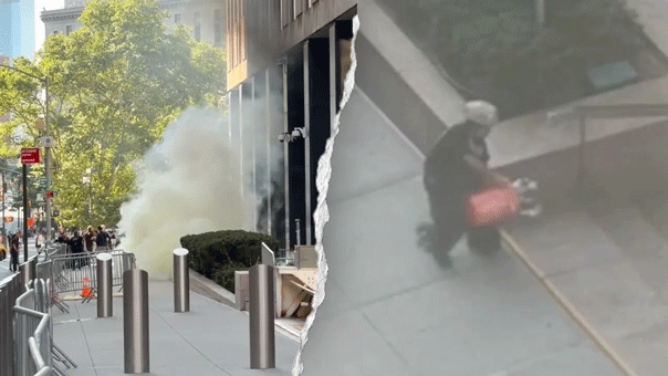Army veteran faces arson charge after fire attack outside NYC federal building Army veteran faces arson charge after fire attack outside NYC federal building