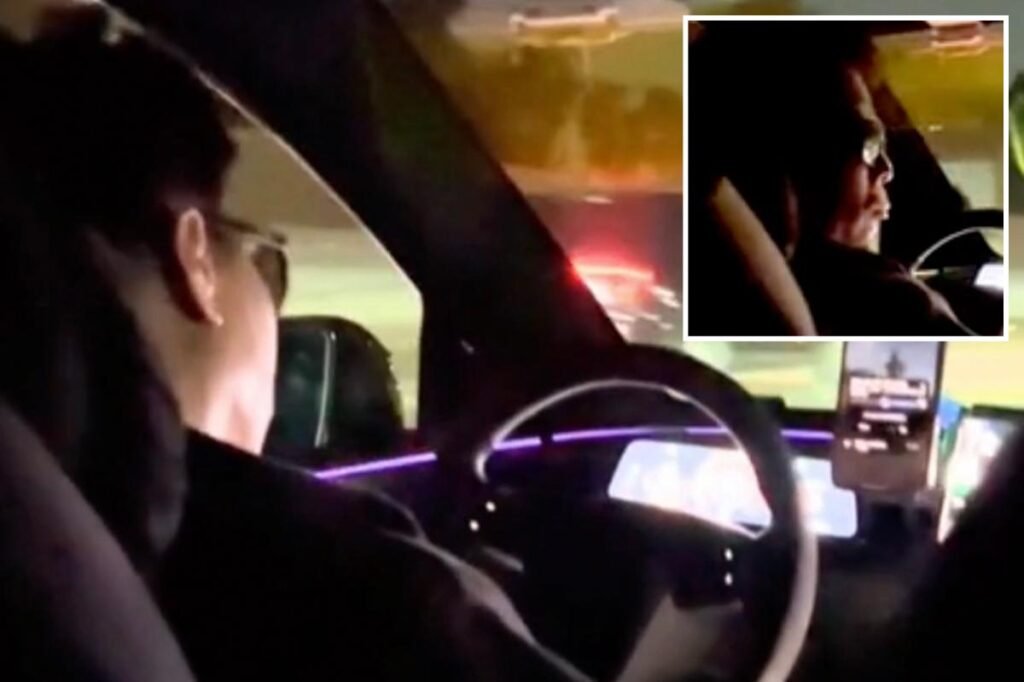 Shocking picture shows Uber driver allegedly sleeping behind the wheel on three major CA freeways Shocking picture shows Uber driver allegedly sleeping behind the wheel on three major CA freeways
