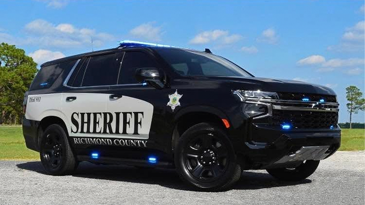A Richmond County Sheriff's Office patrol SUV in North Carolina