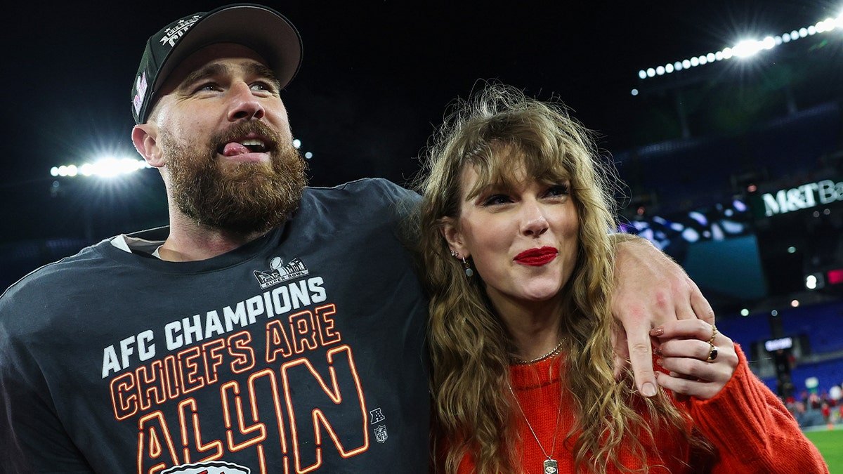 Taylor Swift and Travis Kelce