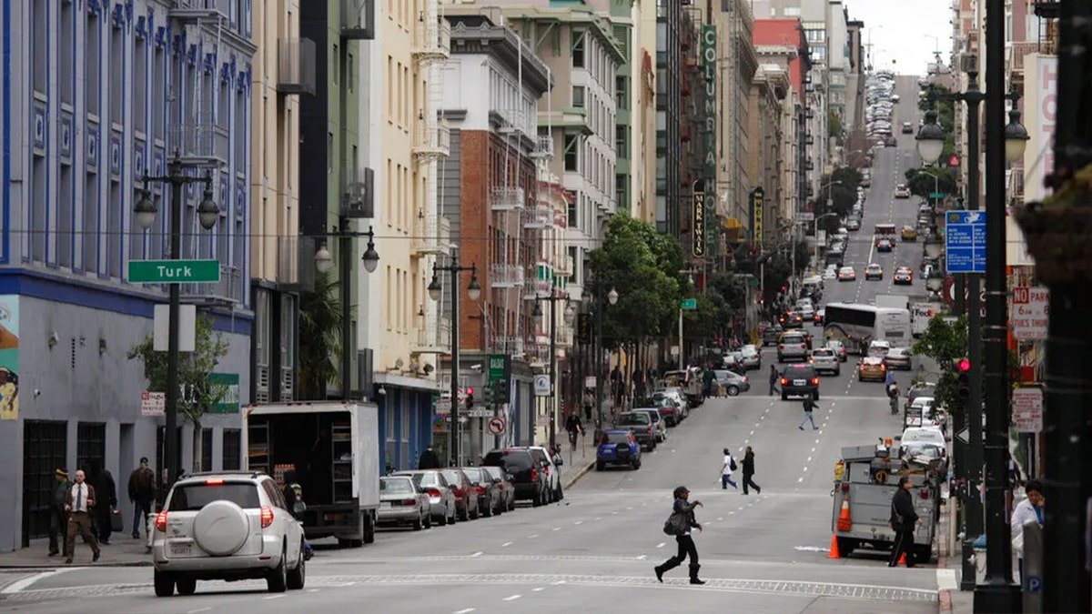 city view of tenderloin neighborhood streets