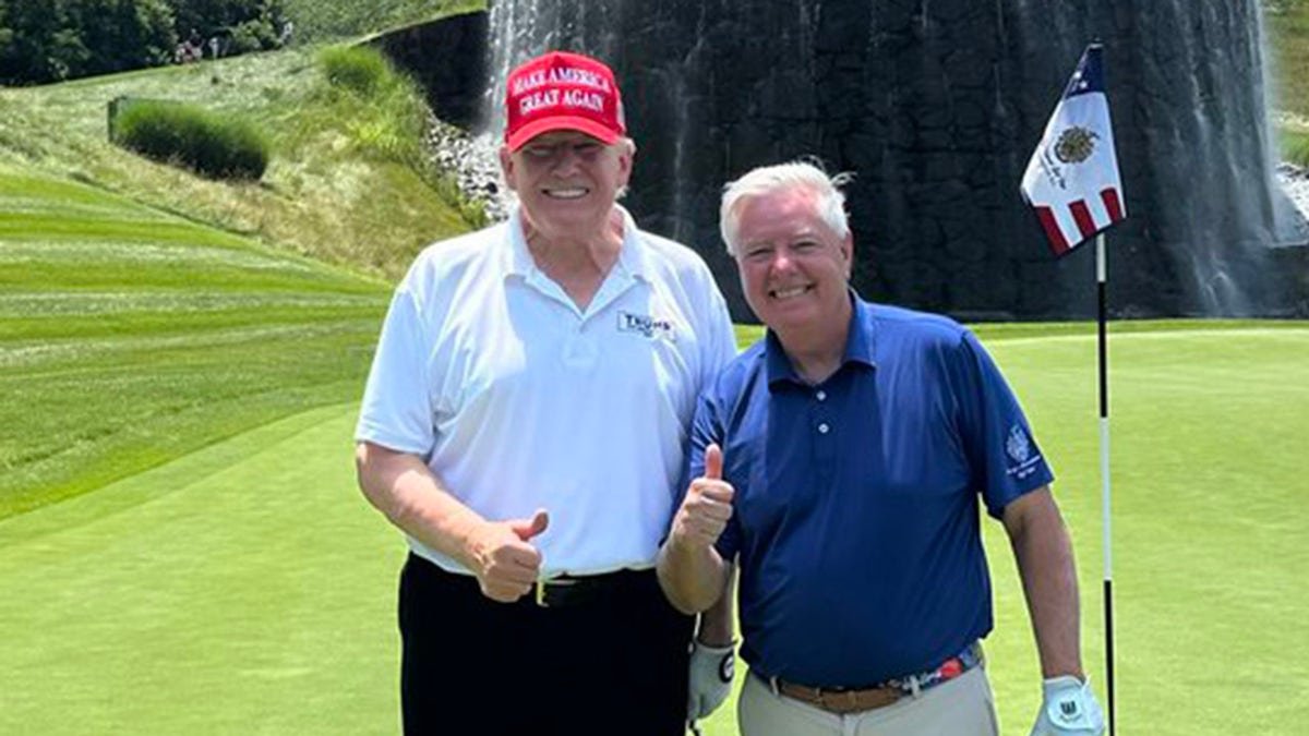 Donald Trump and Lindsey Graham