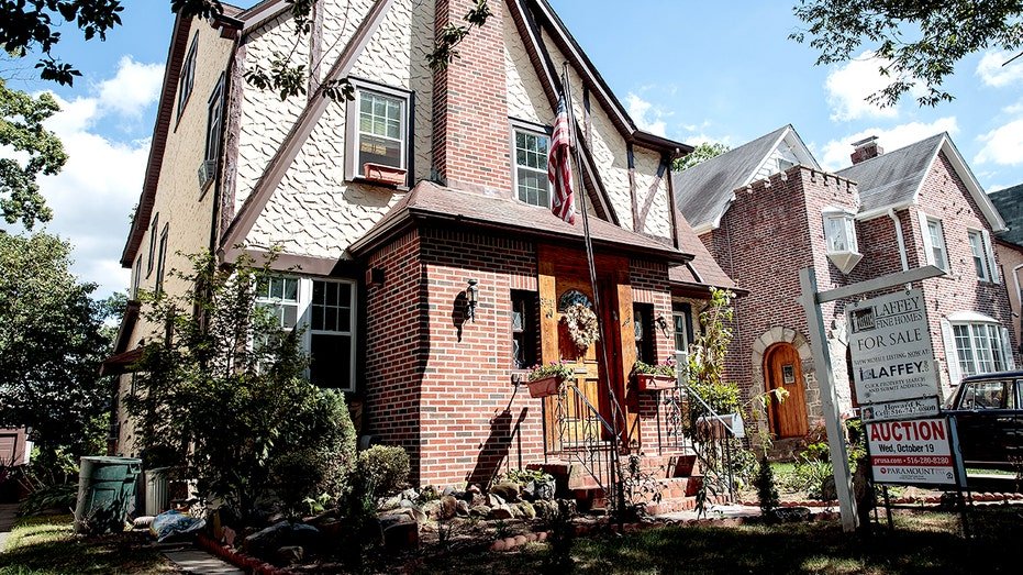 Exterior of President Donald Trump's childhood home.