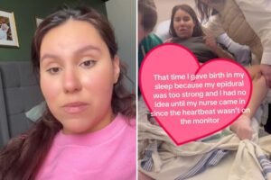 Exhausted mother gives birth in her sleep, wakes up to newborn son in wild hospital scene