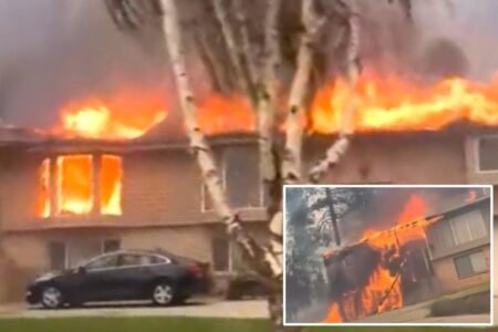 Raging wildfire torches Spokane homes, turns neighborhood into hellscape: terrifying video Raging wildfire torches Spokane homes, turns neighborhood into hellscape: terrifying video
